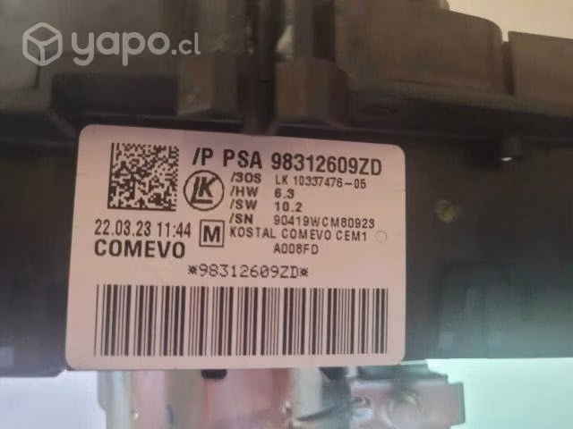 Telecomando original Peugeot Psa 98312609zd - Imagen 3