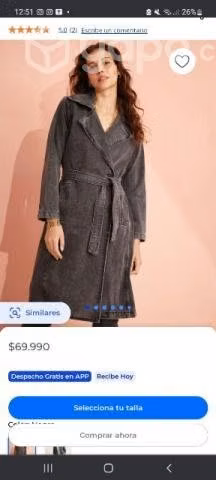 Trench jeans umbrale nuevo