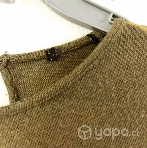 Vestido Entallado Elástico Marca Fbo Italy Verde