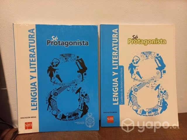 Libros de lenguaje Sé protagonista 8 básico