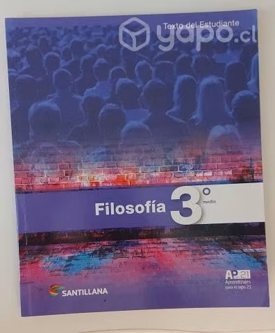 Libro Santillana 3° medio. Filosofía