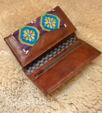 Billetera punto cruz