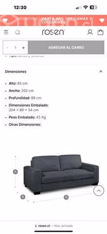 Sillon rosen 3 cuerpos - Imagen 5