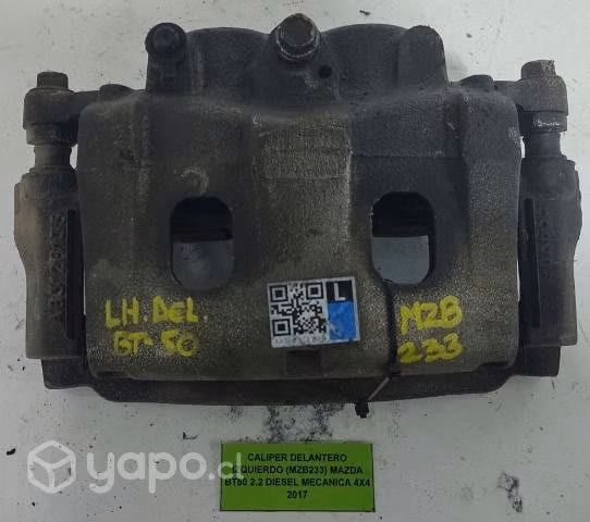 Caliper Delantero Izq (MZB233) Mazda BT50 2.2 2017