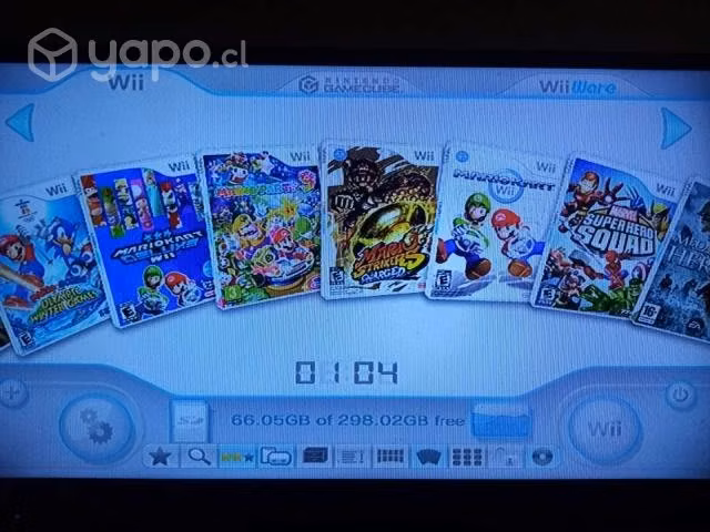 Nintendo wii 500 gb + 150 juegos