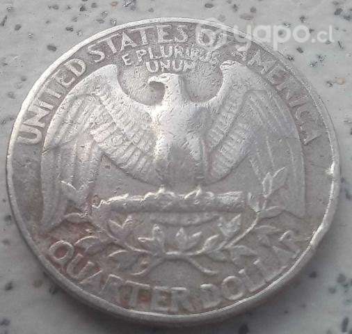Moneda cuarto de dolar 1984 error de impresión - Imagen 2