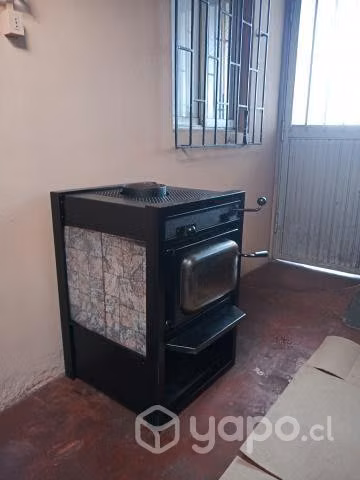 Estufa a combustion lenta