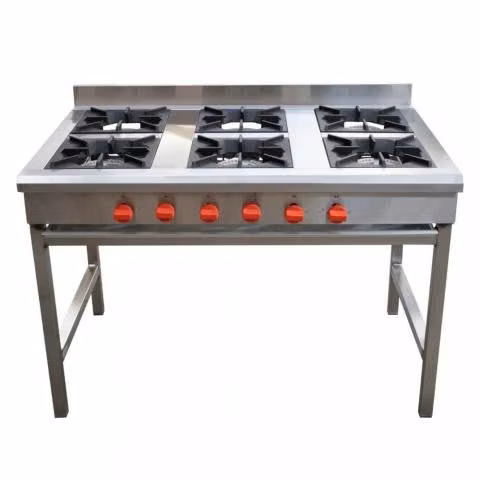 Cocina de 6 platos industrial