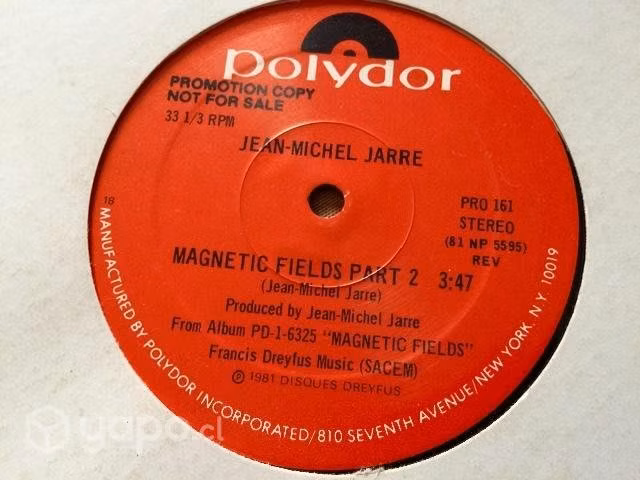 Jean Michel Jarre Vinilo Maxi Single Magnetic Fiel