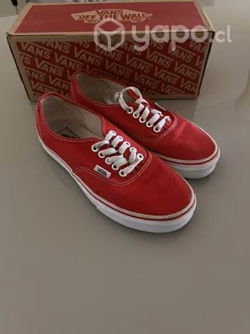Zapatillas Vans rojas Originales