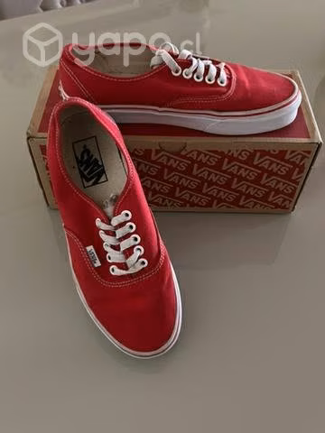 Zapatillas Vans rojas Originales - Imagen 2