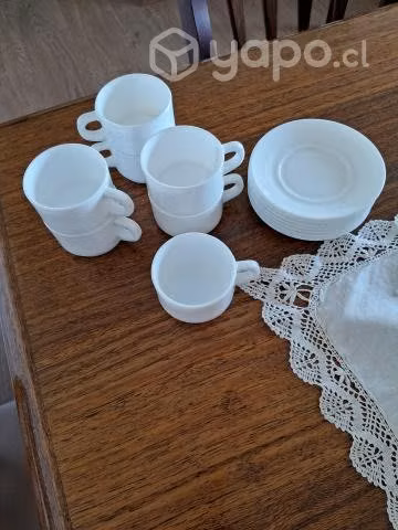Juego de tazas para café