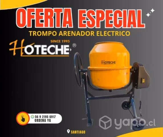Oferta //betonera arenadora eléctrica hoteche