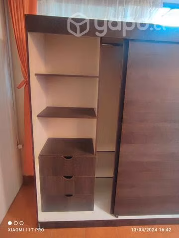 closet con 3 cajoneras