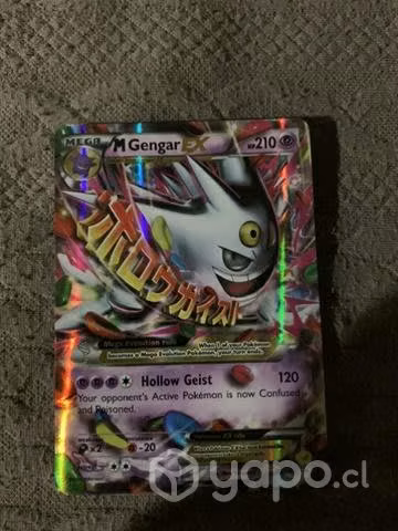Carta Pokemon Mega Gengar Ex Shiny PROMO