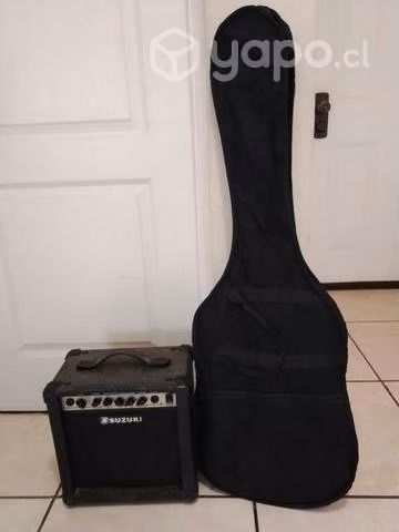 Guitarra Stratocaster + Amplificador Suzuki - Imagen 3