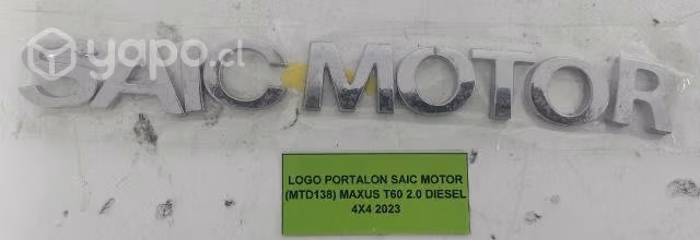 Logo Portalon Saic Motor (MTD138) Maxus T60 2.0 D
