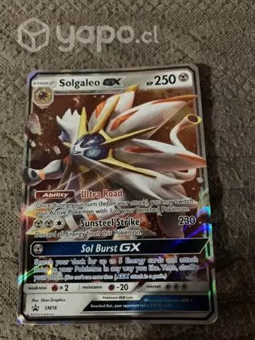Carta Pokemon Solgaleo GX Promo