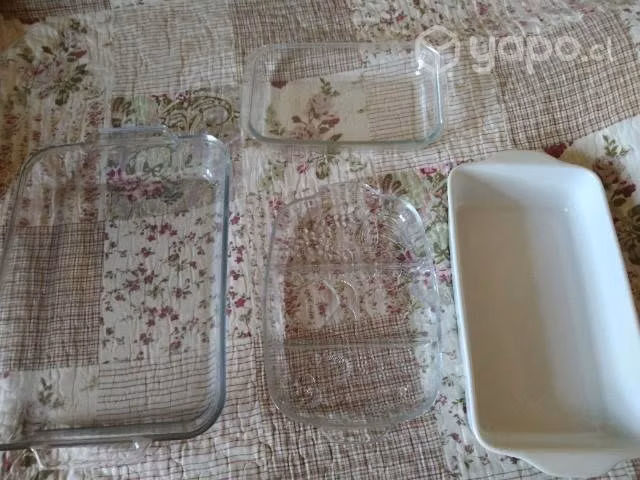 Budineras las 4 por 20 mil para horno y microondas