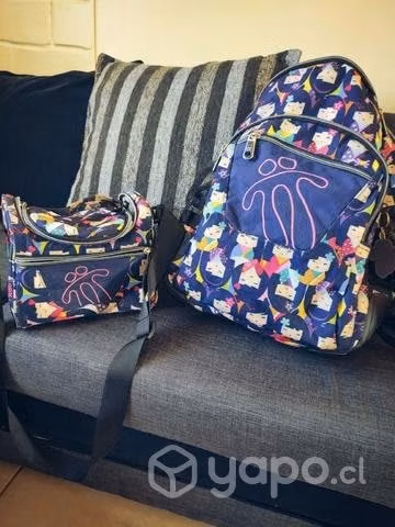 Mochila y lonchera totto Perfecto estado
