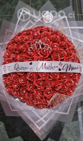 Ramo de 100 rosas eternas
