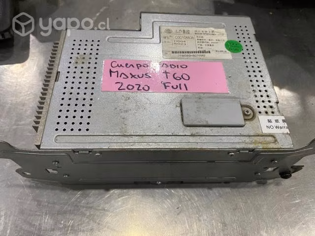 Cuerpo radio Maxus T60 2020 full