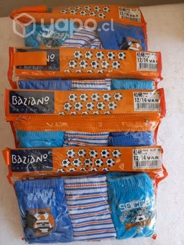 Pack de 3 Slip Niño