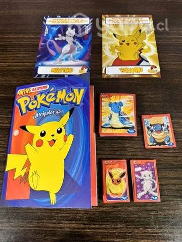 Mini Álbum Pokémon + Todas Sus Láminas A Pegar