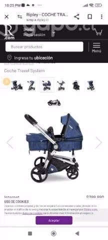 Coche y esterilizador de biberon