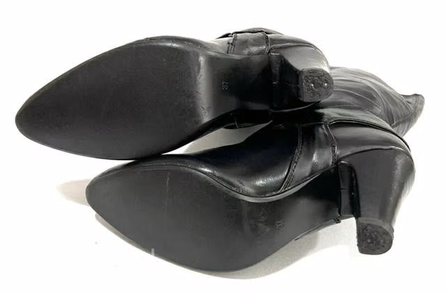 Bota 100% Sintética Marca Minelli N°37 Negro - Imagen 3