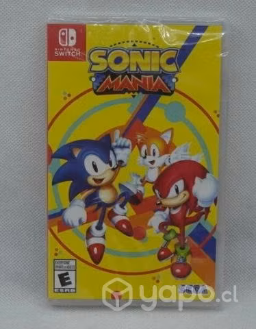Sonic Mania Switch Nuevo y sellado