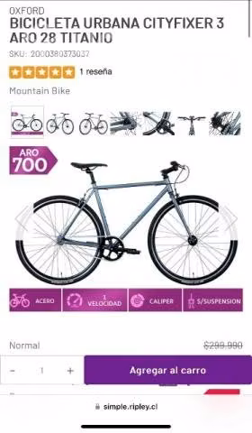 Bicicleta Oxford aro 28