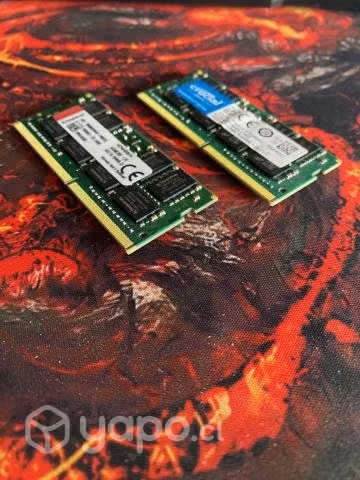 RAM 16 x 2 GB 32GB Kingston y Crucial - Imagen 2