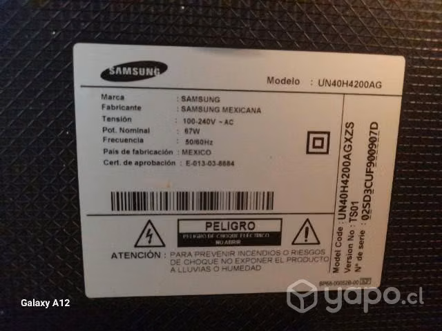 Vendo Smartv Samsung 40 pulgadas