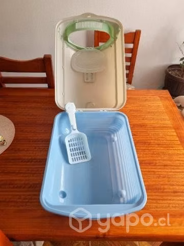 Arenero para gatos