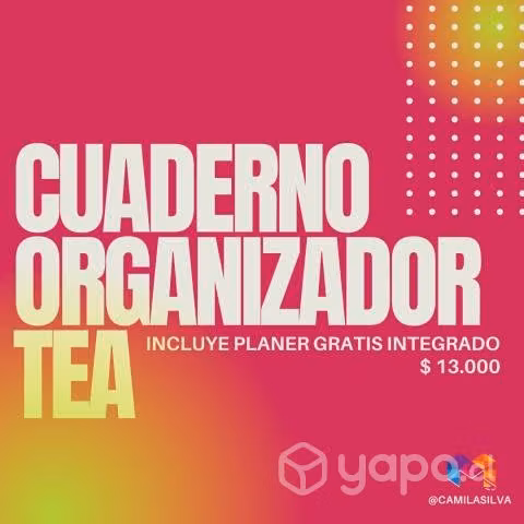 Cuaderno organizador tea