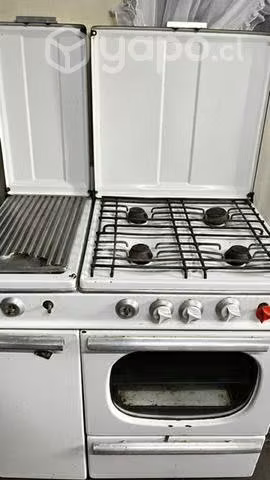 Cocina 4 platos + plancha churrasquera