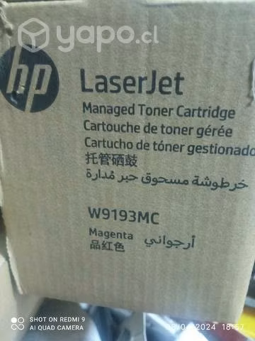 Toner HP w9193mc magenta original de alta
