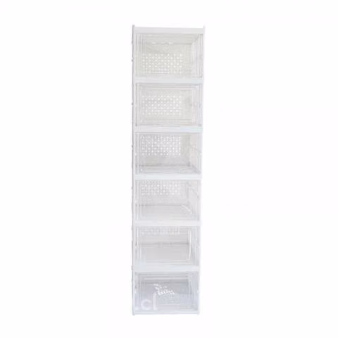 Zapatera Plegable Organizador 6 Niveles Una Pieza