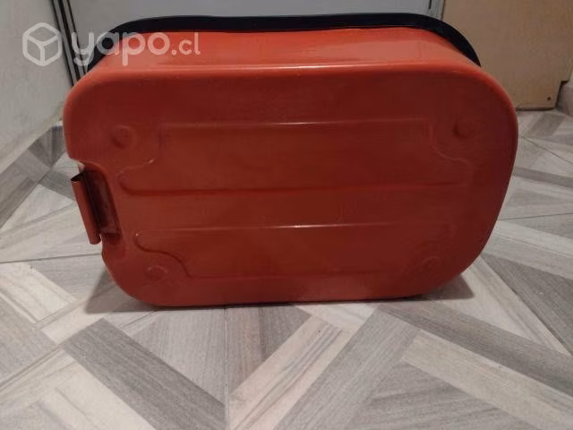 Bidon metalico 20 lts rojo NUEVO SIN USO