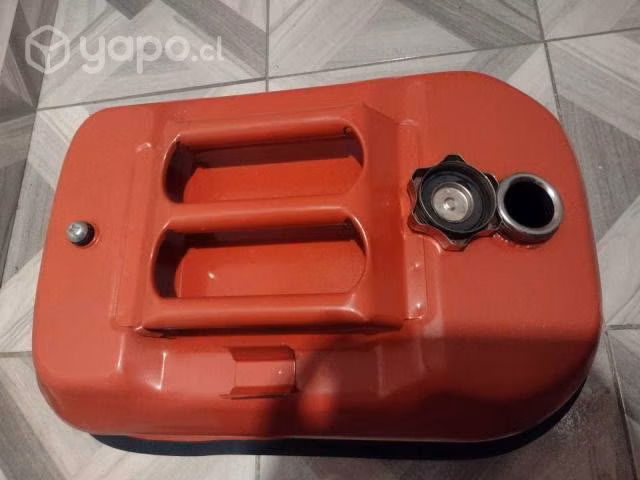 Bidon metalico 20 lts rojo NUEVO SIN USO