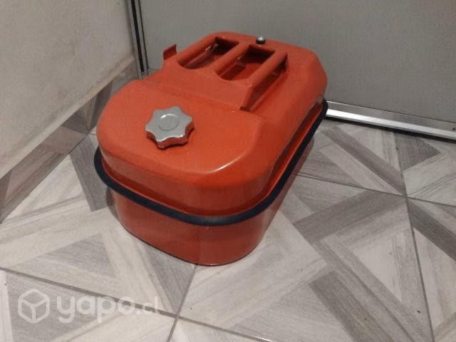 Bidon metalico 20 lts rojo NUEVO SIN USO