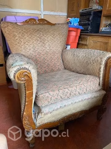 2 Sítiales de madera nativa