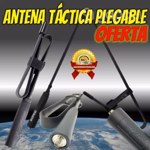 Baofeng-antena táctica plegable para Radios 75cm