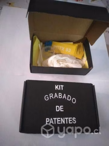 Kit grabado de patentes - Imagen 2