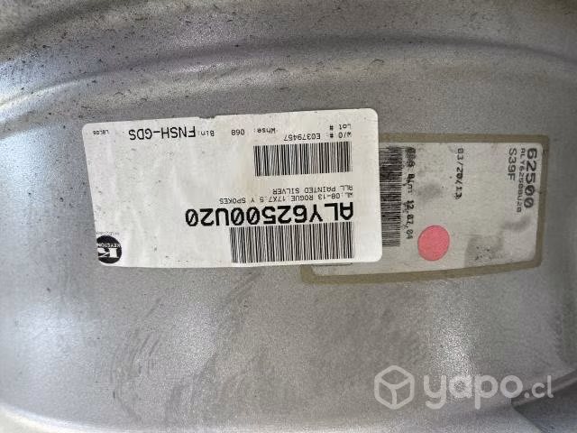 Llantas Nissan aro 17