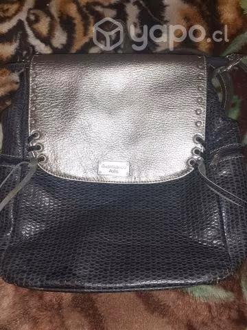 Hermosa mochila de cuero gianfranco aste - Imagen 2