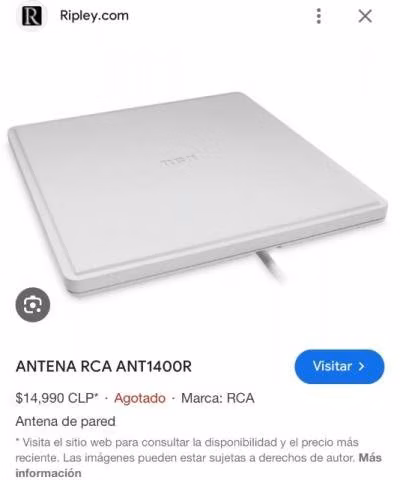 Antena para tv digital, plana para pared
