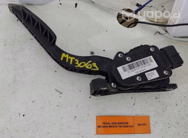 Pedal Acelerador (MT3063) Maxus T60 2020 4x2