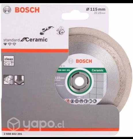 Disco diamantado Bosh de 4.5" especial para cerámi